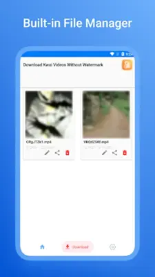 Kwai Video Downloader android App screenshot 0